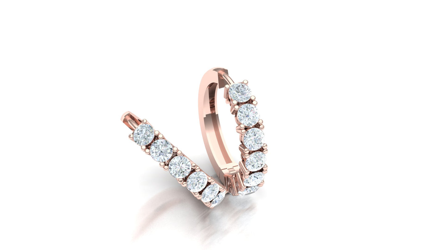 CVD Diamond Dual Row Band Ring