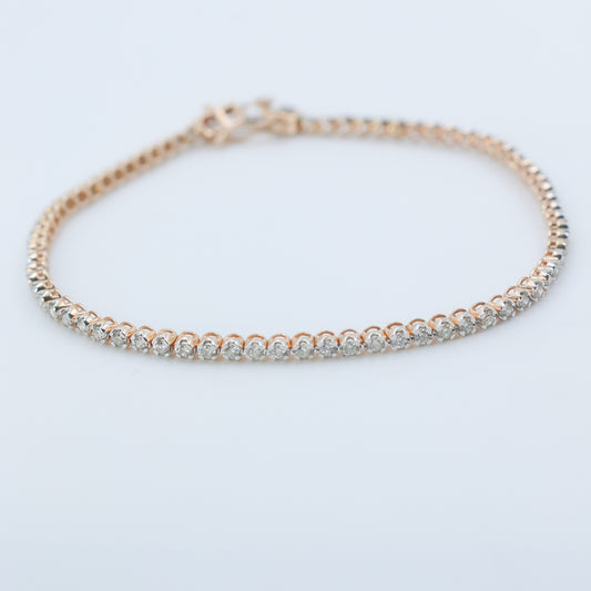 Diamond Classic Line Tennis Bracelet
