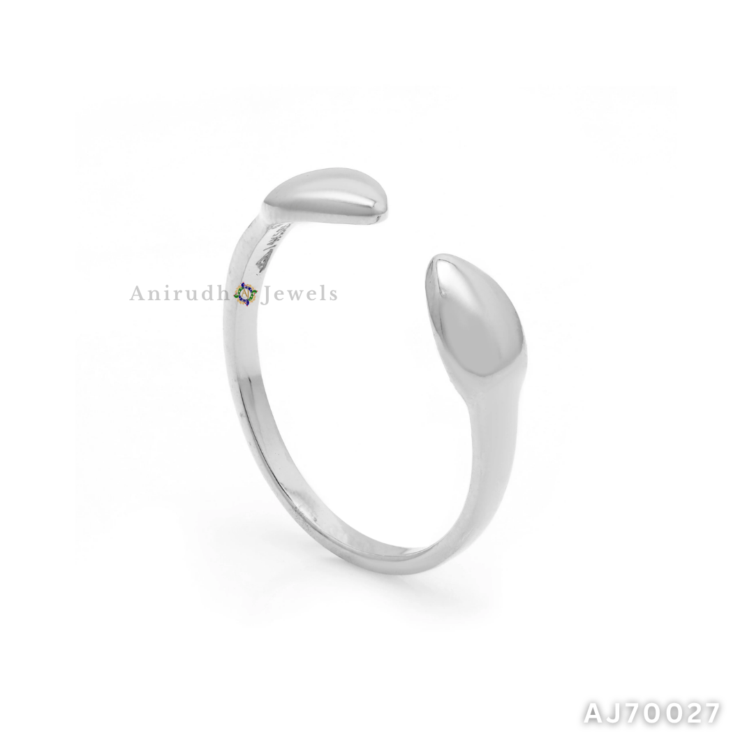 Golden Dew Adjustable Ring By Anirudh Jewels