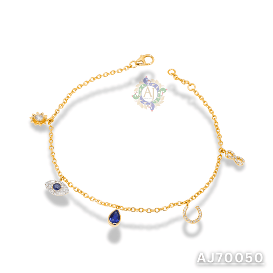 Celestial Charm Bracelet by Anirudh Jewels