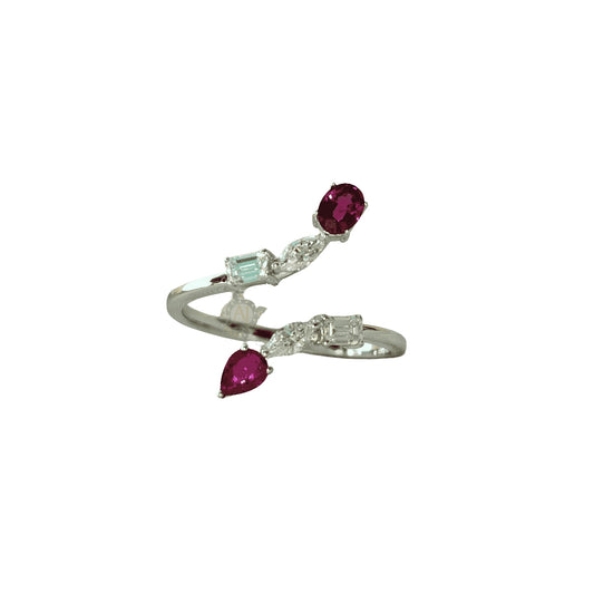 The Ruby Gleam Ring by Anirudh Jewels