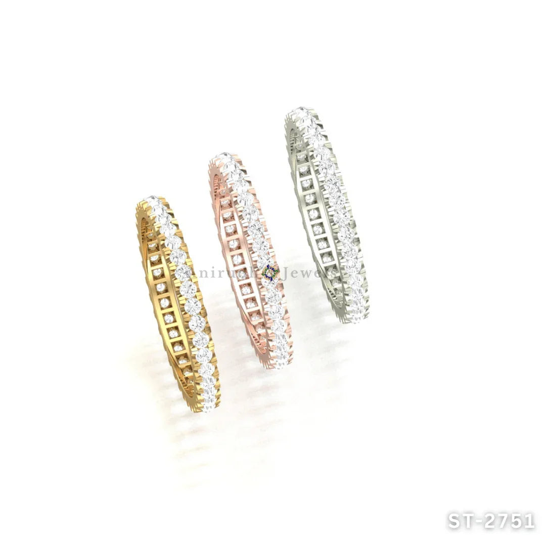 EternaGlow Diamond Eternity Band By Anirudh Jewels - Anirudh Jewels