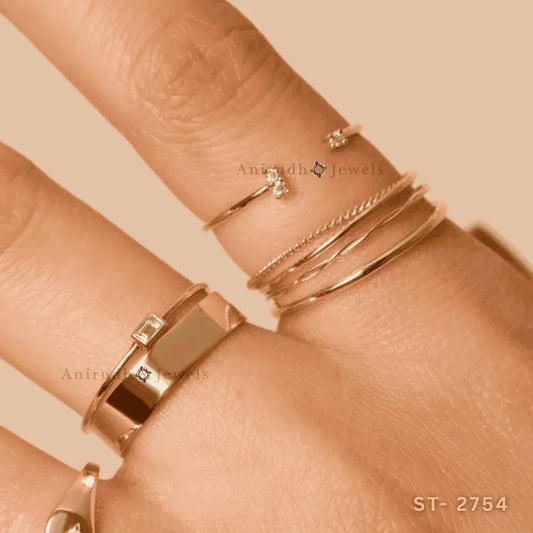Celeste Glow Diamond Ring by Anirudh Jewels - Anirudh Jewels