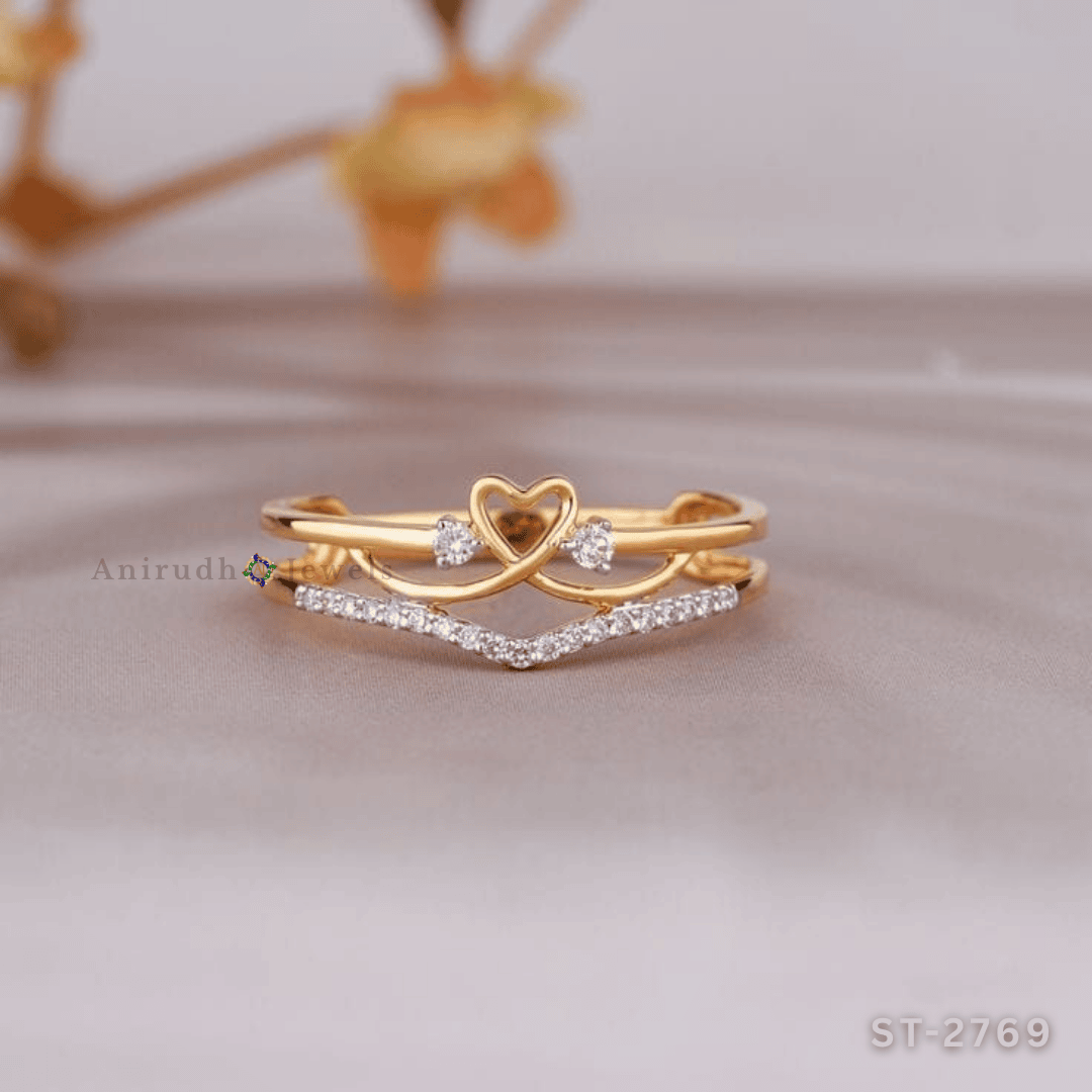 Eternal Heart Diamond Ring By Anirudh Jewels