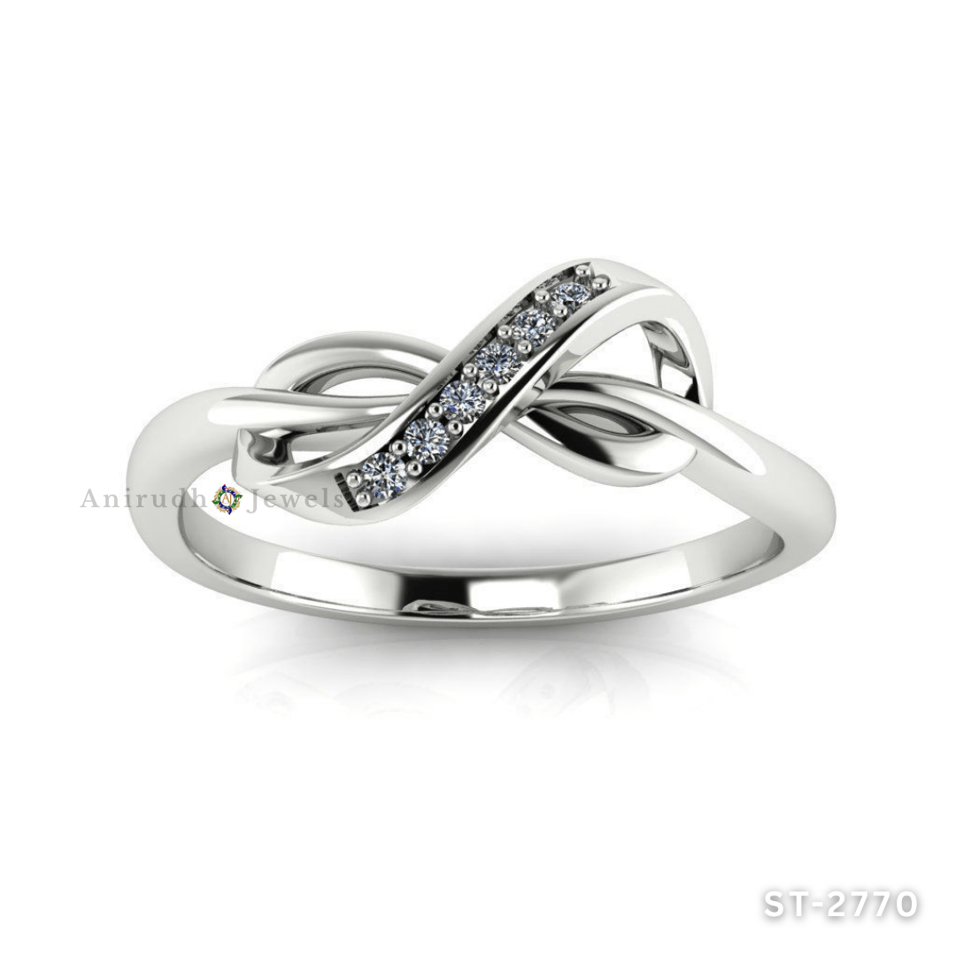 Infinity Grace Diamond Ring By Anirudh Jewels