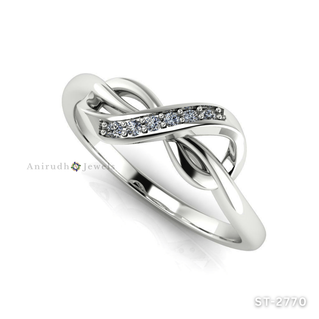 Infinity Grace Diamond Ring By Anirudh Jewels