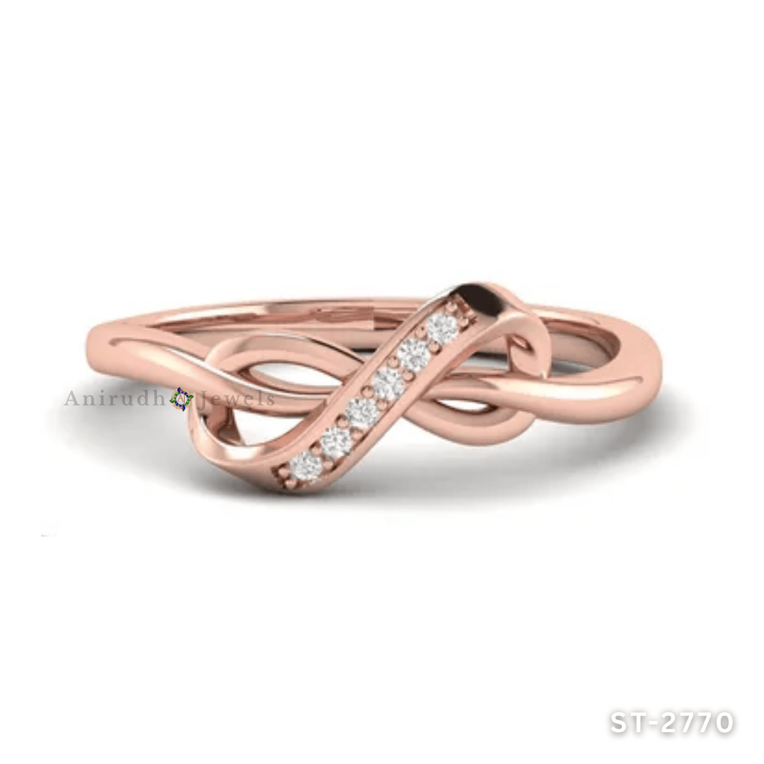 Infinity Grace Diamond Ring By Anirudh Jewels