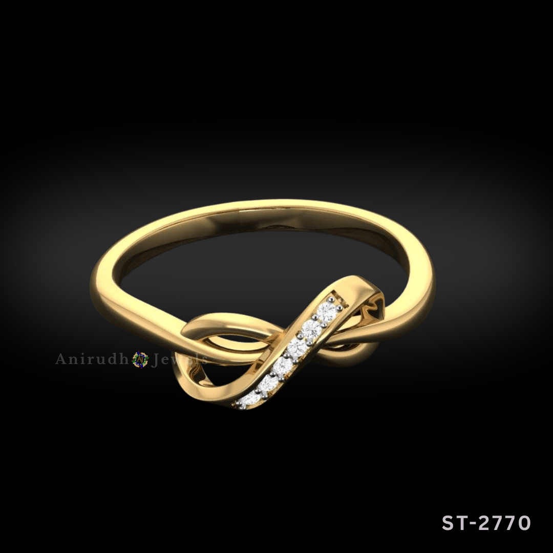 Infinity Grace Diamond Ring By Anirudh Jewels