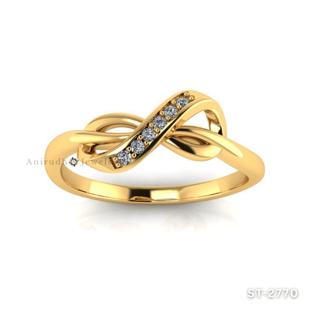 Infinity Grace Diamond Ring By Anirudh Jewels
