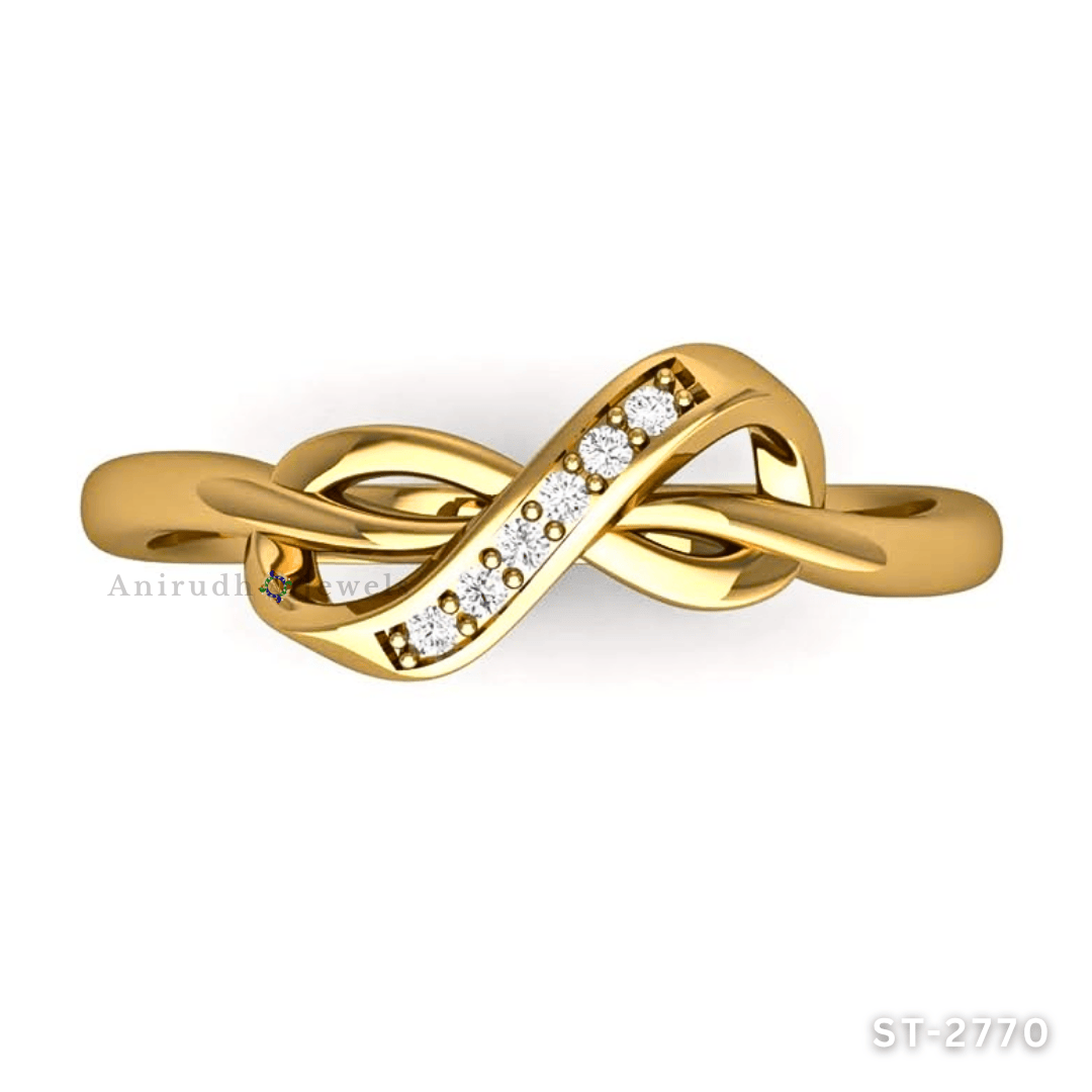 Infinity Grace Diamond Ring By Anirudh Jewels