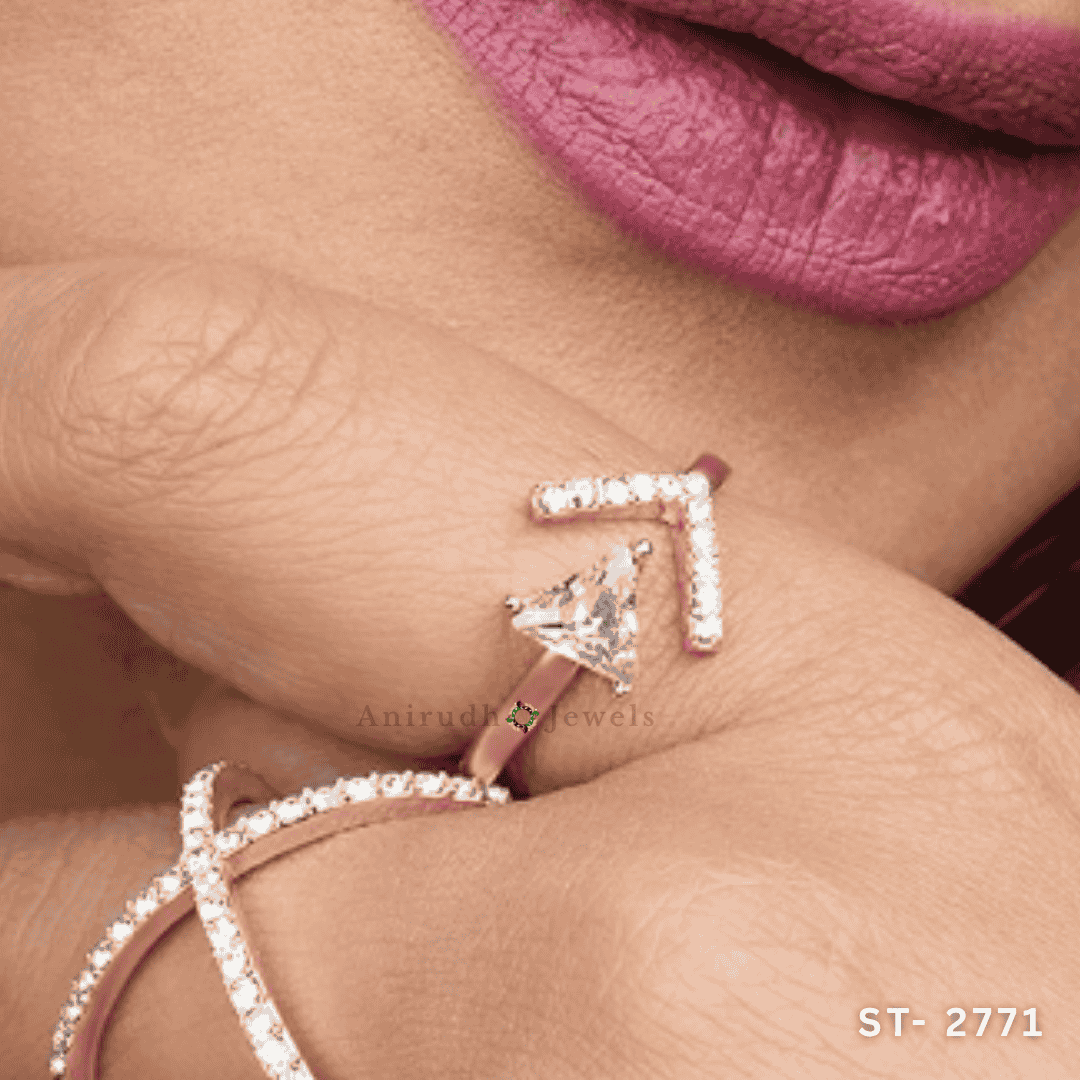 Duo Spark Ring By Anirudh Jewels