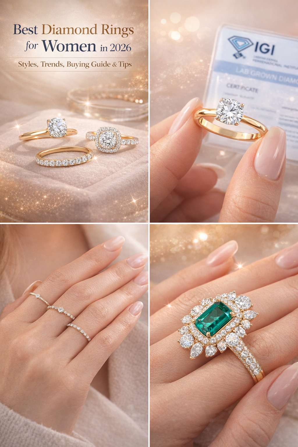 Best Diamond Rings for Women in 2026: Styles, Trends, Buying Guide & Expert Tips - Anirudh Jewels