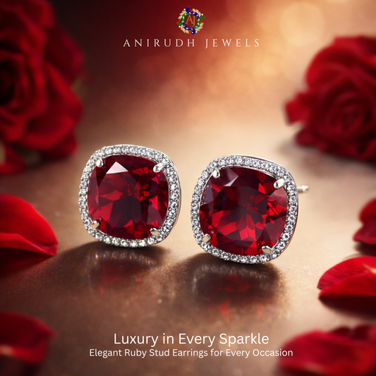 2026 Luxury Ruby Stud Earrings Trend Guide – Timeless Elegance for Modern Jewelry Lovers - Anirudh Jewels