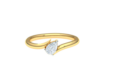 CVD Diamond Heart-Shaped Solitaire Ring