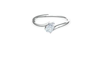 CVD Diamond Heart-Shaped Solitaire Ring