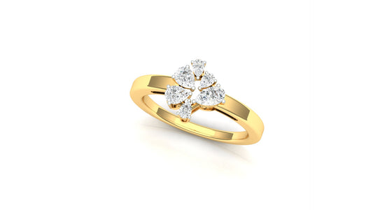 CVD Diamond Asymmetrical Multi-Stone Ring