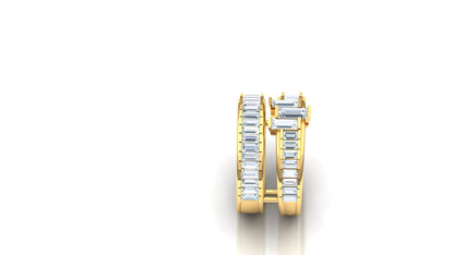 Two-Tone Multi-Band Baguette & Round Diamond Ring