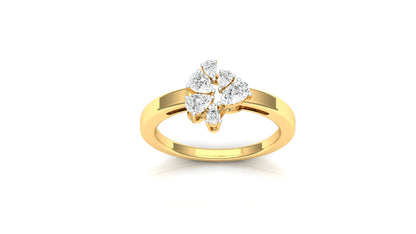 CVD Diamond Asymmetrical Multi-Stone Ring