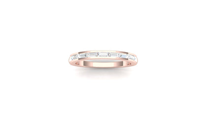Two-Tone Channel-Set Diamond Wave Band
