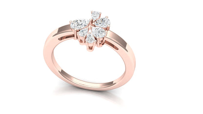 CVD Diamond Asymmetrical Multi-Stone Ring