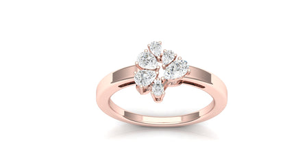CVD Diamond Asymmetrical Multi-Stone Ring