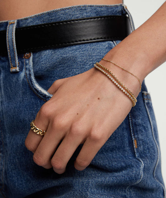 Bracelet tennis diamant petite