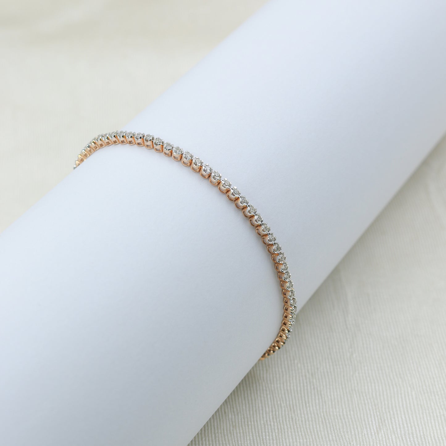 Diamond Classic Line Tennis Bracelet