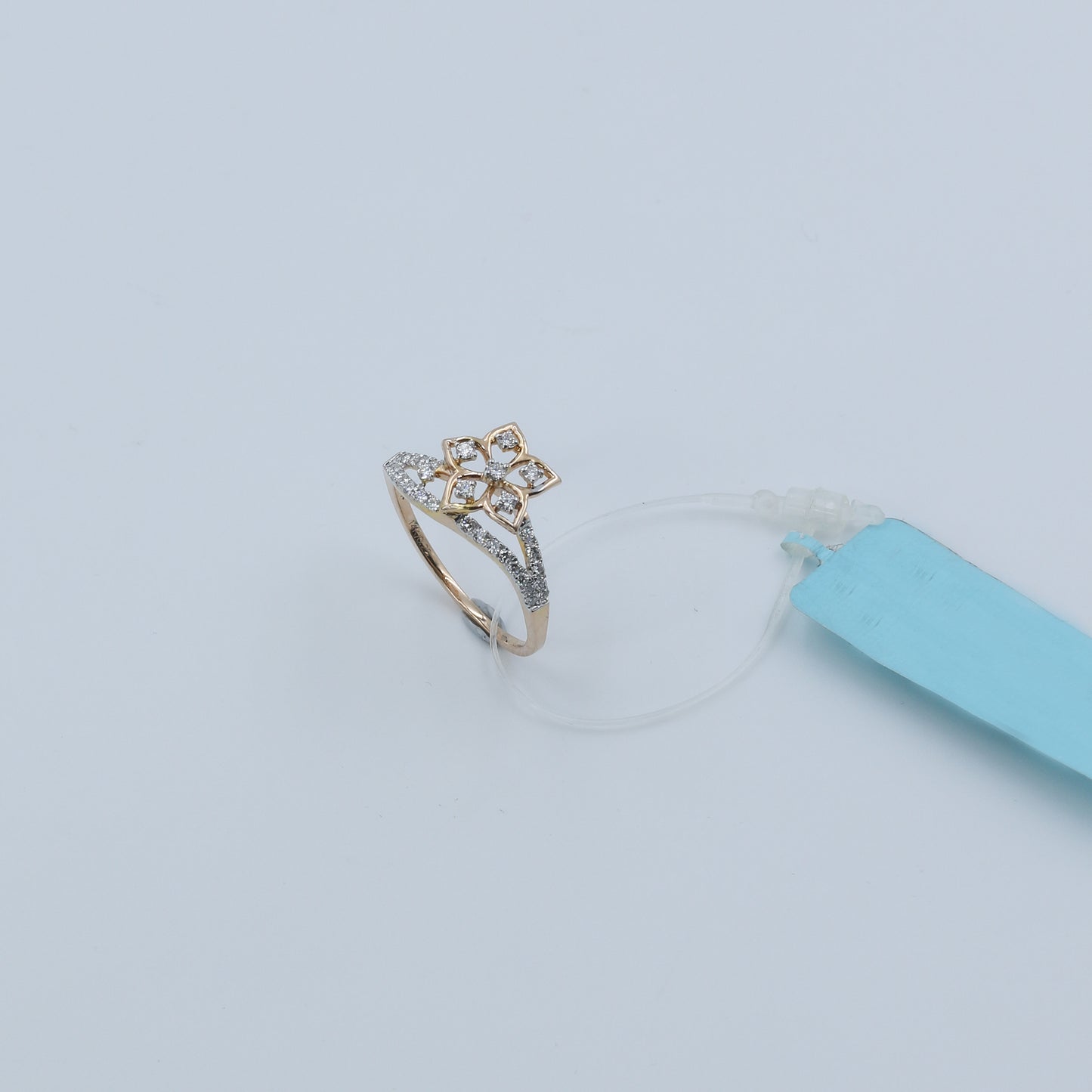 Diamond Petite Floral Ring
