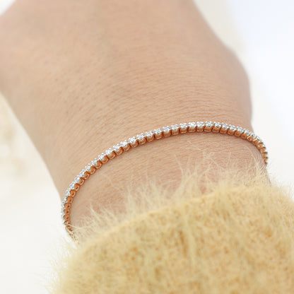 Diamond Classic Line Tennis Bracelet