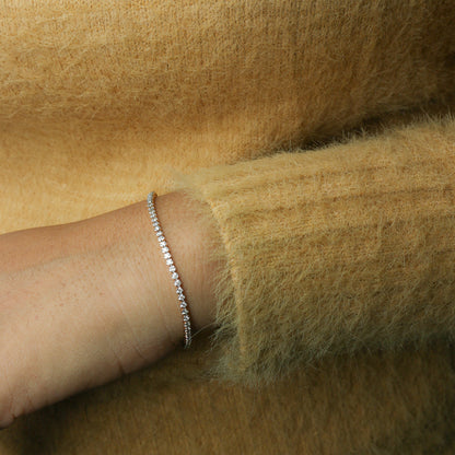 Diamond Classic Line Tennis Bracelet