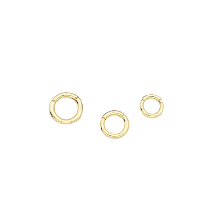 Minimalist Round Gold Lock Charm – Circular Lock Pendant - Anirudh Jewels