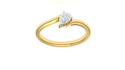 CVD Diamond Heart-Shaped Solitaire Ring