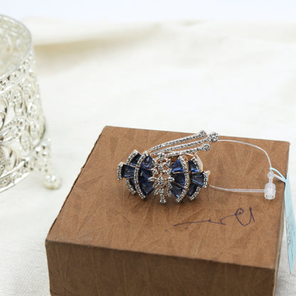 CVD Diamond & Royal Blue Cocktail Ring