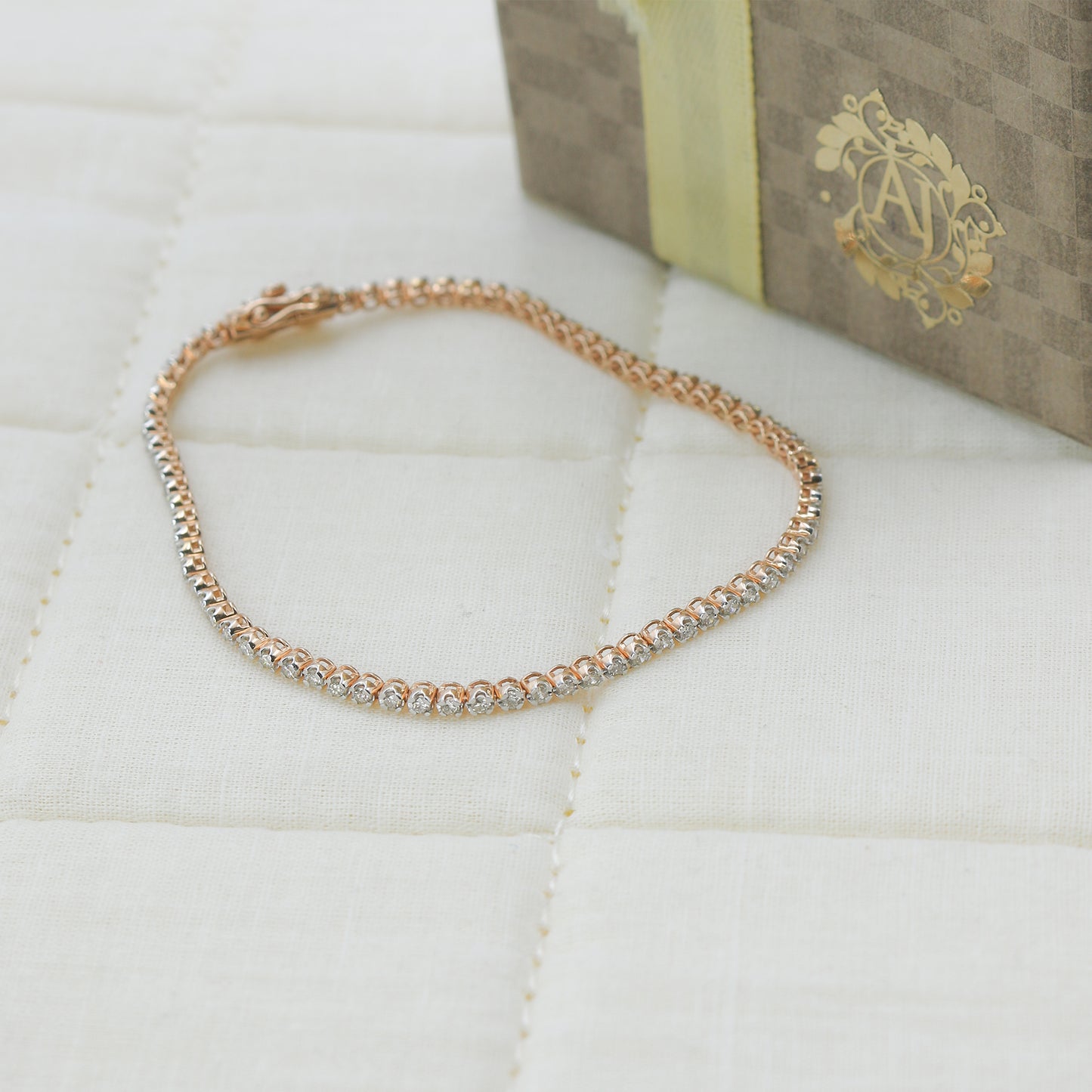 Diamond Classic Line Tennis Bracelet