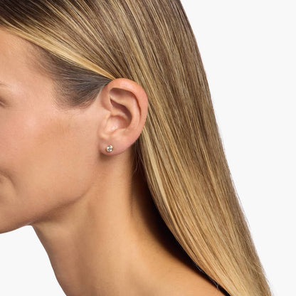 CVD EF-VVS1 0.5 Ct Diamond Halo Circle Stud Earrings