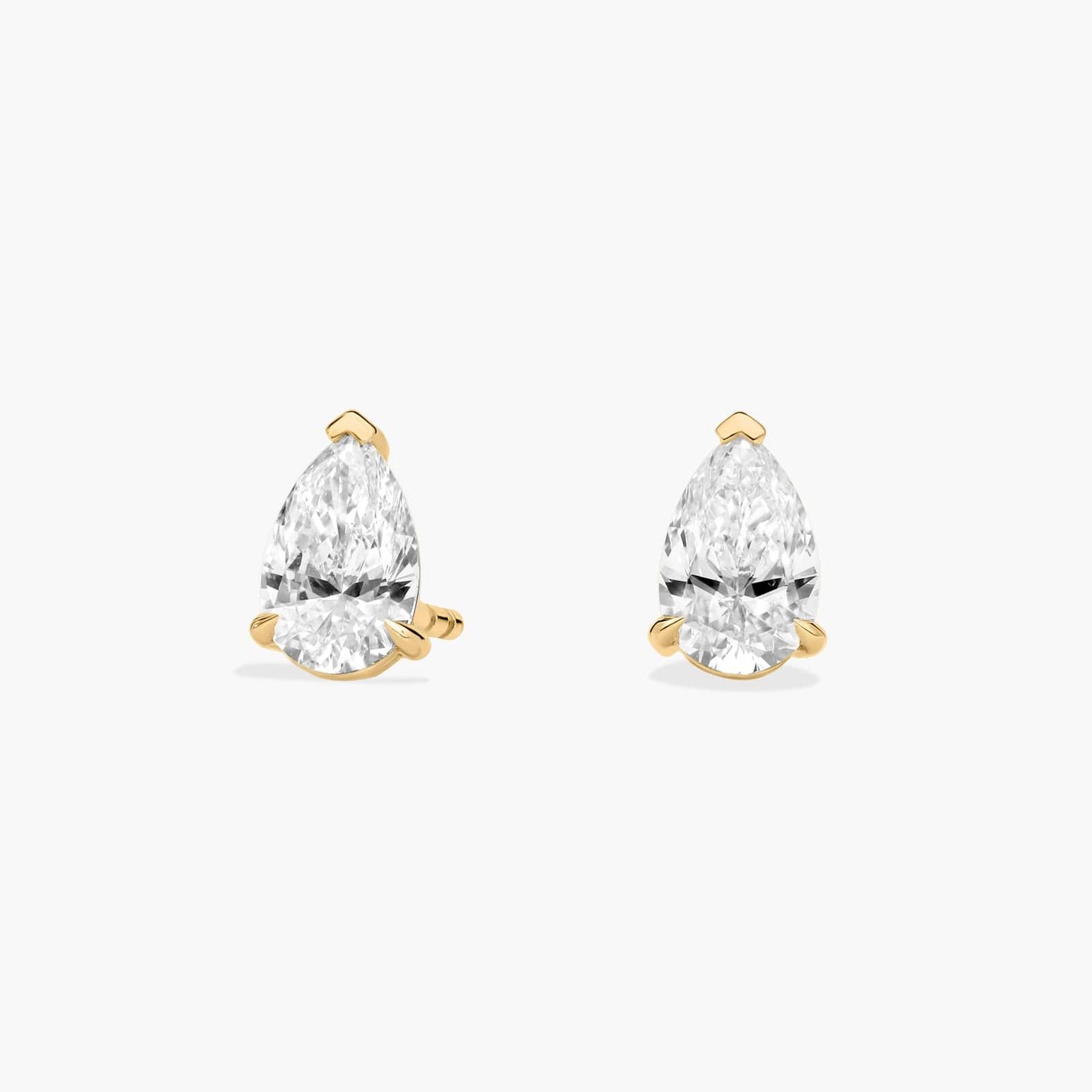 CVD EF-VVS1 1.0 Ct Marquise-Style Diamond Stud Earrings
