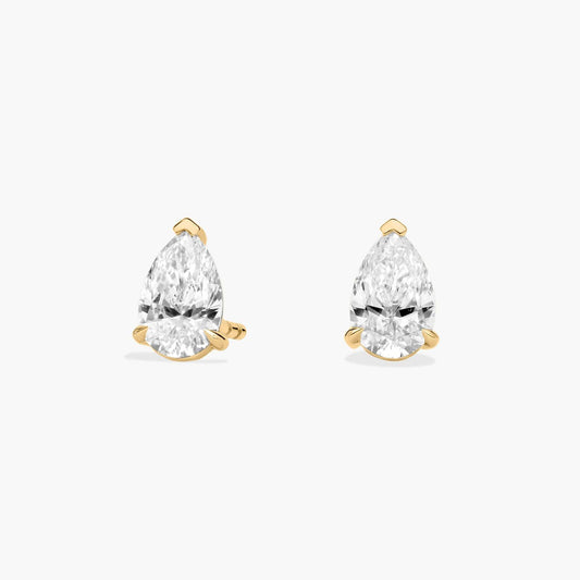 CVD EF-VVS1 1.0 Ct Marquise-Style Diamond Stud Earrings