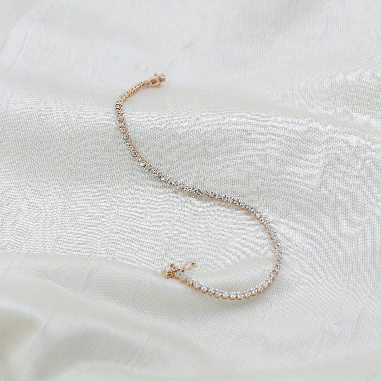 Diamond Classic Line Tennis Bracelet