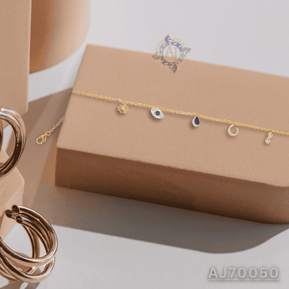Celestial Charm Bracelet by Anirudh Jewels