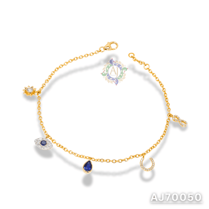 Celestial Charm Bracelet by Anirudh Jewels