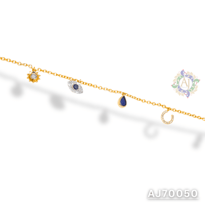 Celestial Charm Bracelet by Anirudh Jewels