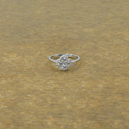 Cushion Halo Diamond Gold Ring for Women – Luxury Statement Engagement Ring - Anirudh Jewels