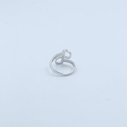 Equestrian-Inspired White Gold Ring