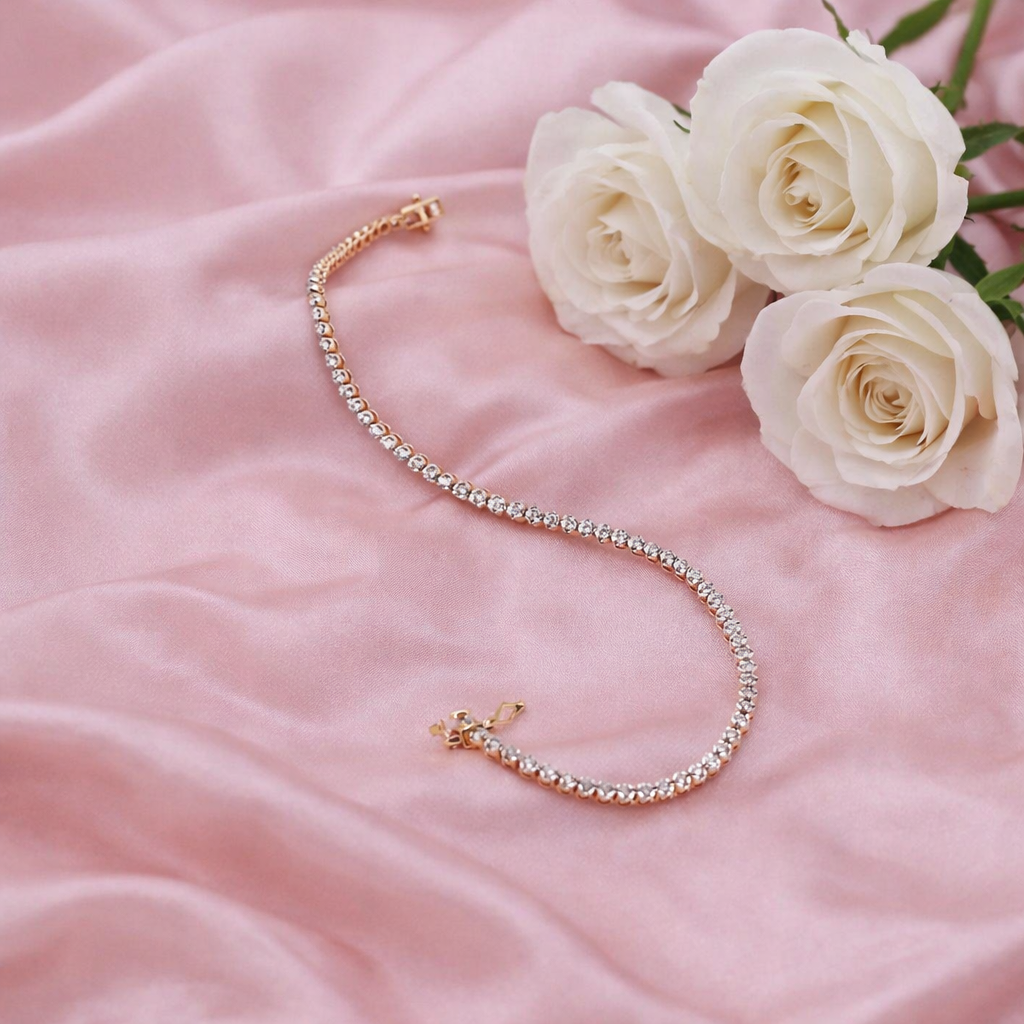 Diamond Classic Line Tennis Bracelet