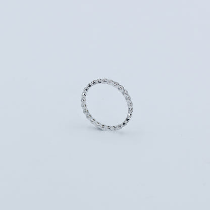 Diamond Eternity Band Gold Ring - Anirudh Jewels