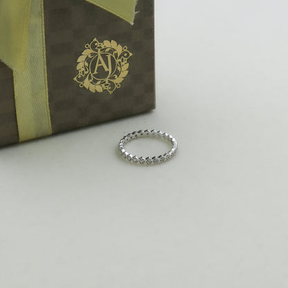 Diamond Eternity Band Gold Ring - Anirudh Jewels