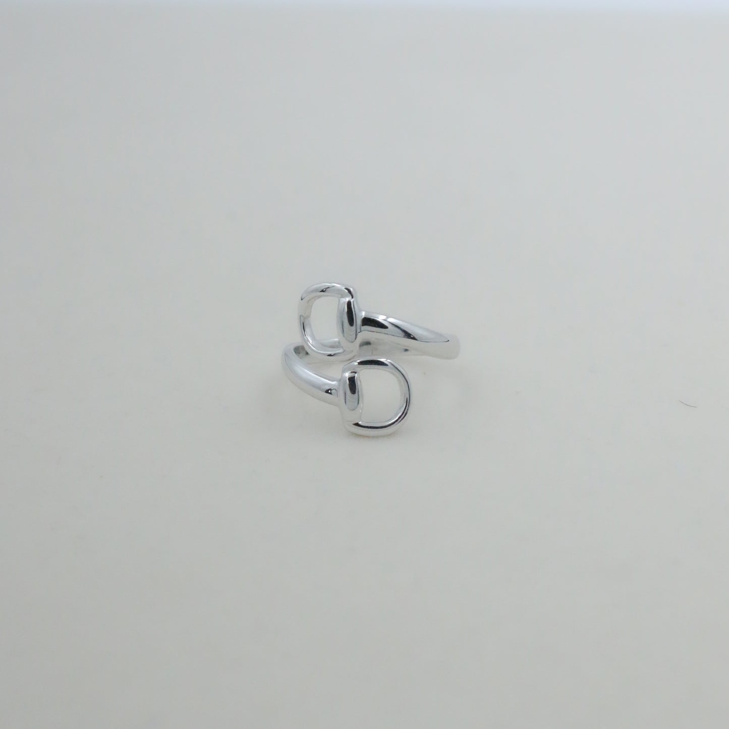 Equestrian-Inspired White Gold Ring