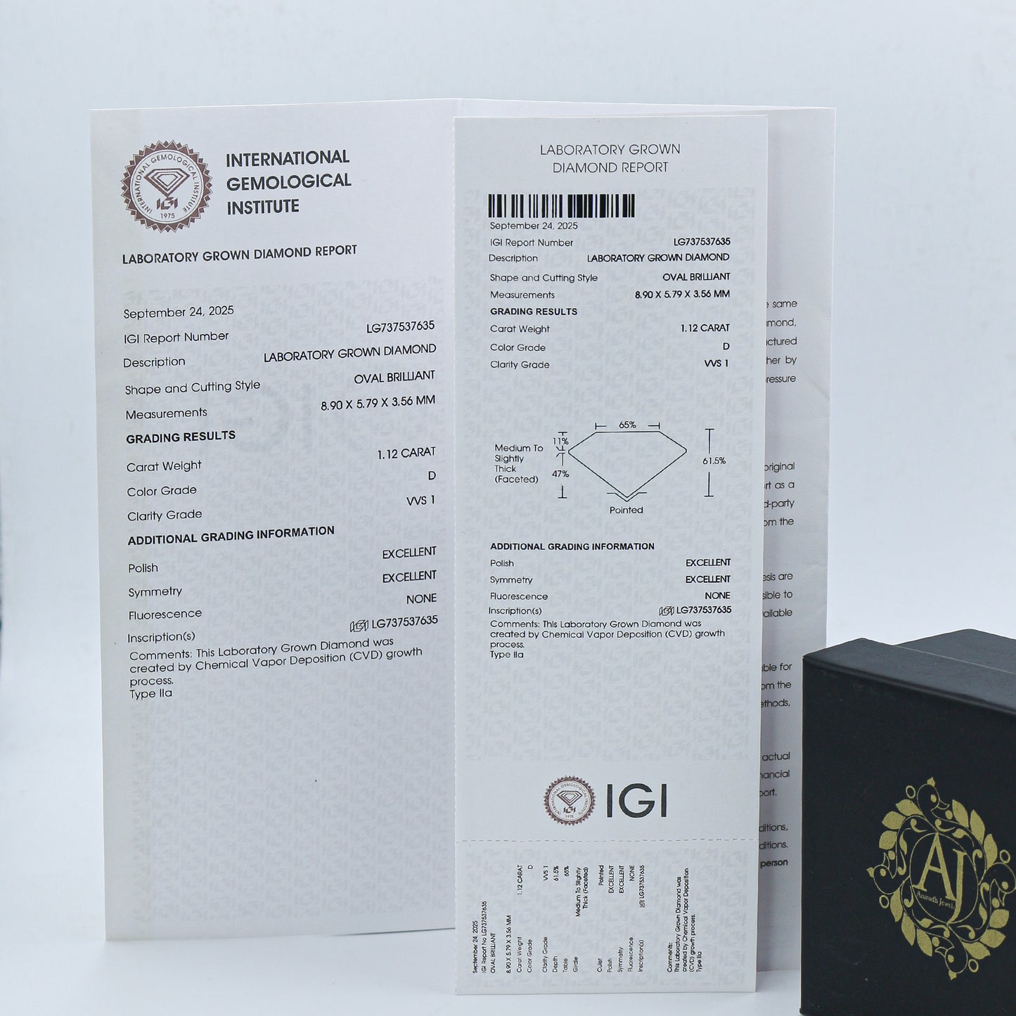 White Gold Toi et Moi Pear and Oval Diamond Bypass Ring