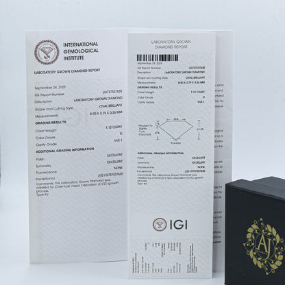 White Gold Toi et Moi Pear and Oval Diamond Bypass Ring