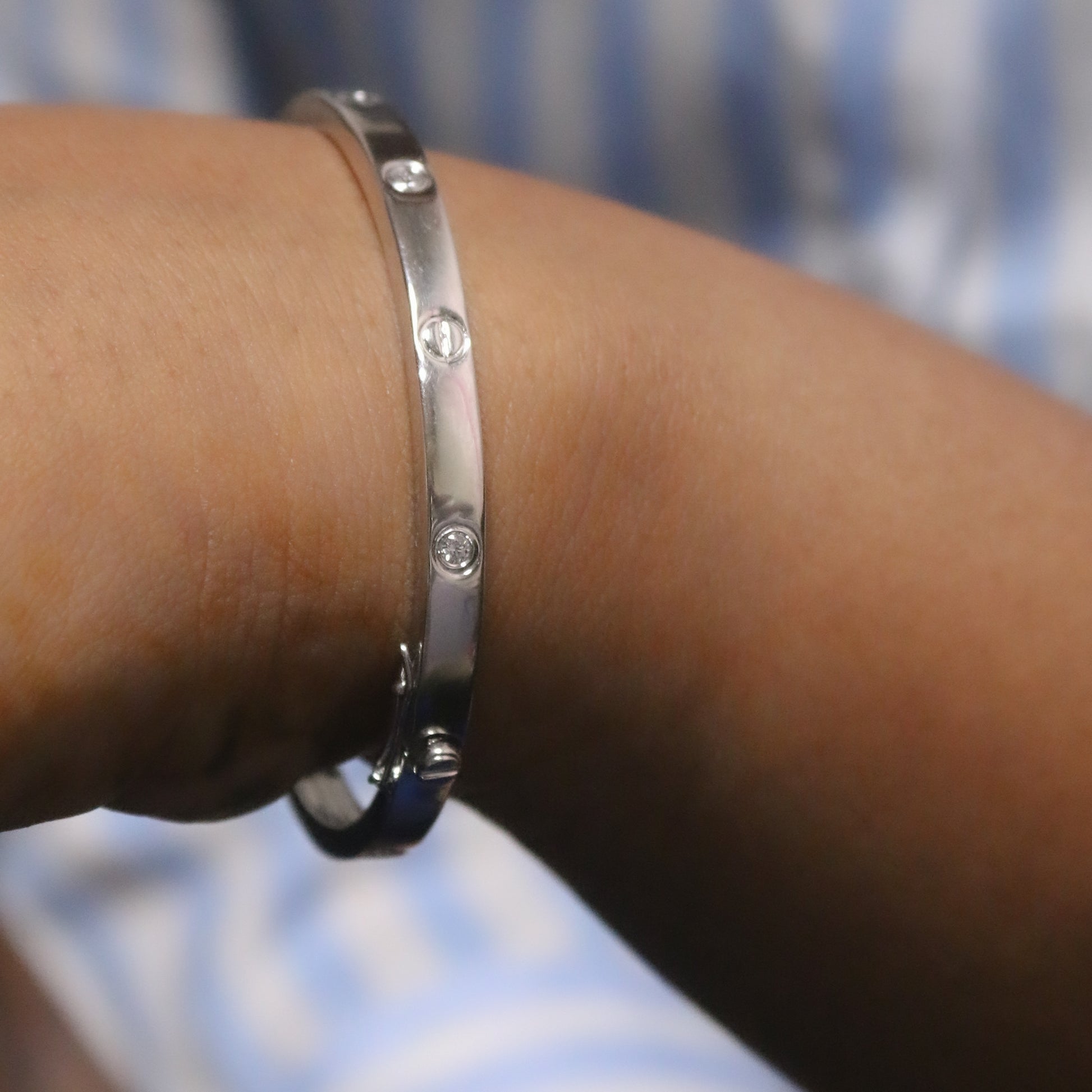 Diamond Gold Bangle for Women – Elegant Luxury Designer Cuff Bracelet - Anirudh Jewels